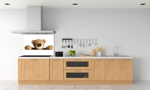 Panou sticlă decorativa bucătărie ursuleț