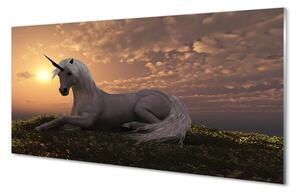 Panouri de sticlă apus de soare de munte Unicorn