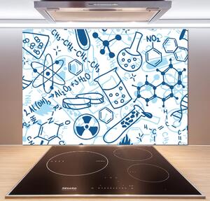 Sticlă printata bucătărie fundal chimie