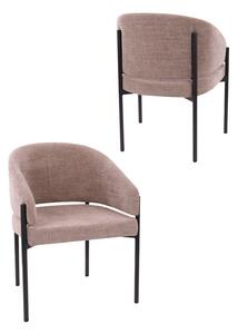 Scaun de dining Lugano taupe