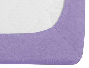 Cearsaf Frotir cu elastic EXCLUSIVE, violet deschis 200x220-cm