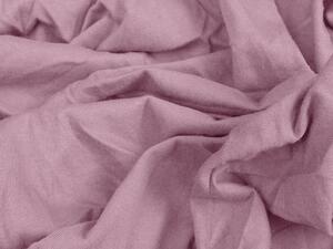 Cearsaf Jersey EXCLUSIVE cu elastic 180 x 200 cm roz