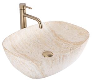 Lavoar pentru blat Rea Freja Travertine Matt