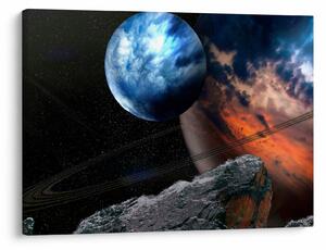 Tablou planetei în cosmos (70x50 cm)