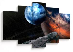 Tablou planetei în cosmos (150x105 cm)