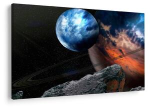 Tablou planetei în cosmos (90x60 cm)