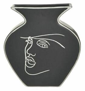 Vaza decorativa, Ceramica, Negru, Elegance