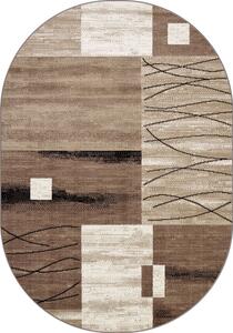 Covor Modern, Luna 1805, Bej Maro , Oval, Diverse Dimensiuni, 1300 gr mp