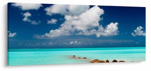 Tablou - Plaja tropică (120x50 cm)