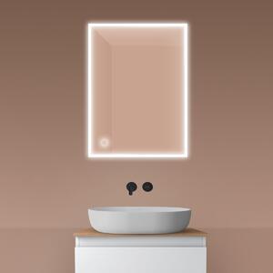 Oltens Nordlis oglindă 60x80 cm dreptunghiular cu iluminare cu covoraș de încălzire 64105000