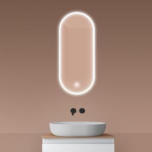 Oltens Nordlis oglindă 40x90 cm oval cu iluminare cu covoraș de încălzire 64103000
