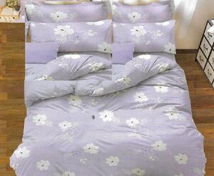 Lenjerie de pat Delicate Blossom din bumbac mercerizat, multicolor
