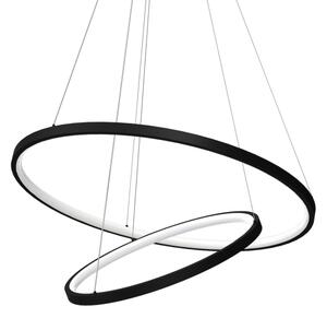 Lustră LED pe cablu HOOP LED/51W/230V d. 60 cm 4000K negru