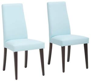 Set 2 scaune Mary albastru deschis 47/58,5/94 cm