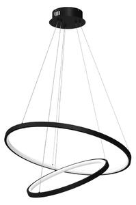 Lustră LED pe cablu HOOP LED/51W/230V d. 60 cm 4000K negru