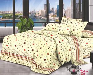 Lenjerie de pat cu husa elastic Mabry din bumbac mercerizat, multicolor