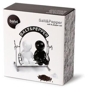 Solniță și piperniță cu suport Salt & Pepper – Balvi