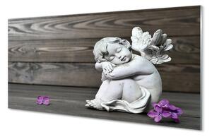 Panouri de sticlă Sleeping placi de flori înger