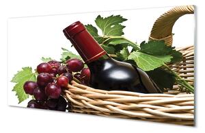 Tablouri acrilice struguri de vin Coșul de gunoi