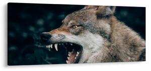 Tablou cu lup (120x50 cm)