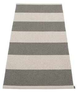 Covor tip traversă pentru interior și exterior gri antracit/crem 70x150 cm Bob Charcoal Linen – Pappelina