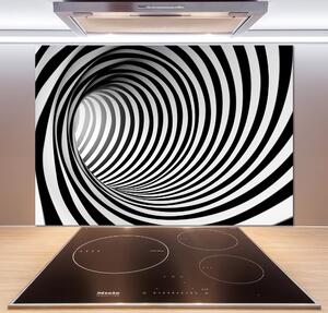 Panou sticlă bucătărie tunel 3D