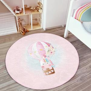Covor pentru copii roz ø 120 cm Comfort – Mila Home