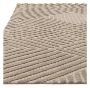 Covor maro deschis din lână 160x230 cm Hague – Asiatic Carpets