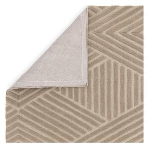 Covor maro deschis din lână 160x230 cm Hague – Asiatic Carpets