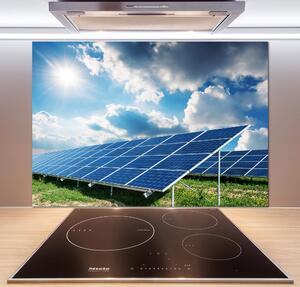 Panou sticlă bucătărie baterii solare