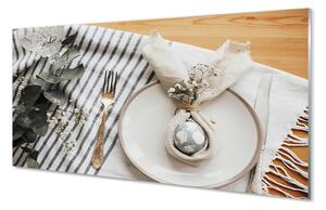 Tablouri acrilice flori din ouă plate