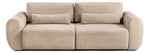 Canapea Extensibilă 3 locuri VERSA, cu 2 lăzi depozitare, 260x110x85 cm, Bej-Loft