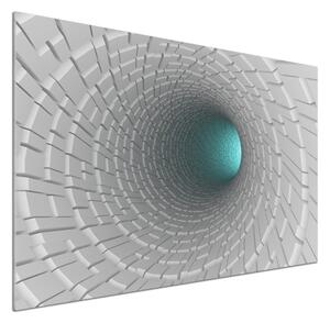 Panou sticla securizata bucatarie tunel 3D