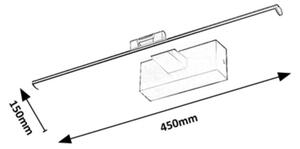 Aplică LED pentru tablouri GATEN LED/8W/230V 3000K 45 cm Rabalux 78001