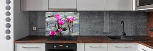 Panou perete bucătărie floare de lotus