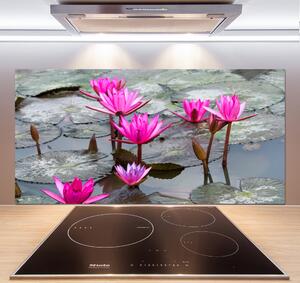 Panou perete bucătărie floare de lotus