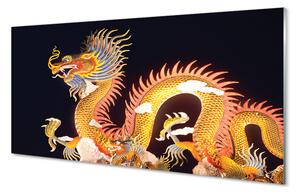Panouri de sticlă Aur japoneză Dragon