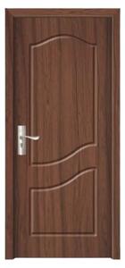 Usa Interior din MDF Novo Doors ND80, Cadru din Lemn Masiv, KIT COMPLET, Toc , Manere si balamale incluse (Culoare: Nuc, Dimensiune: 60 cm, Maner: Standard, Toc: Fix)