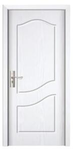 Usa Interior din MDF Novo Doors ND80, Cadru din Lemn Masiv, KIT COMPLET, Toc , Manere si balamale incluse (Culoare: Alb, Dimensiune: 60 cm, Maner: Standard, Toc: Fix)