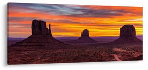 Tablou - Monumentul Valley în Arizona (120x50 cm)
