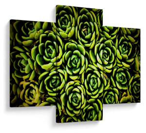Tablou cu flori de piatră (90x60 cm)