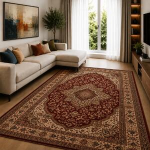 Covor Clasic, Lotos 15082, Grena , Diverse Dimensiuni, 1800 gr mp