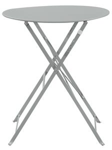 Set Bistro Flair - mobilier terasa gradina, 2 scaune + masa, otel vopsit - Gri Deschis (Cool Grey)
