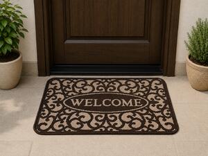 Covor Pentru Usa Intrare, Flex 19141-91, Antiderapant, Maro, 50x80 cm