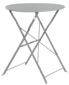 Set Bistro Flair - mobilier terasa gradina, 2 scaune + masa, otel vopsit - Gri Deschis (Cool Grey)