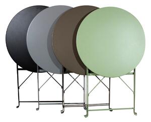 Set Bistro Flair - mobilier terasa gradina, 2 scaune + masa, otel vopsit - alb