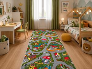 Traversa Covor, Kolibri 11045, Multicolor, Latime 100 cm, Diverse Lungimi, 2200 gr mp
