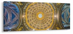 Tablou cu tavanul bisericii Siena (120x50 cm)