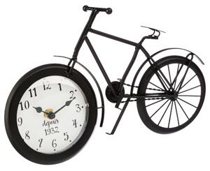Ceas de masa din metal, motiv bicicleta, 29 cm
