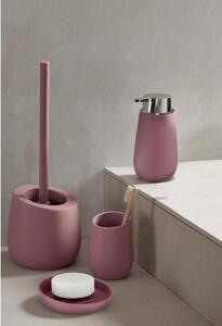 Dozator / dispenser săpun din ceramică Wenko Badi, roz